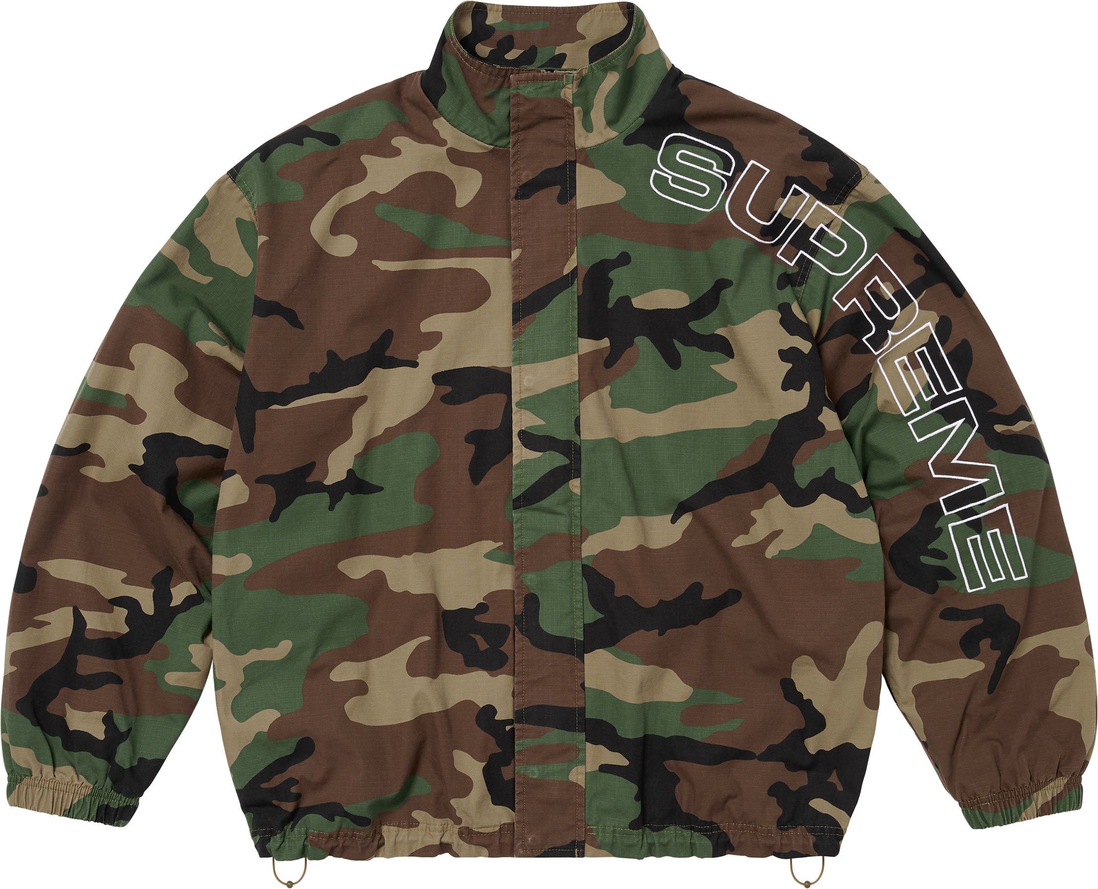 Spellout Embroidered Ripstop Track Jacket view 11
